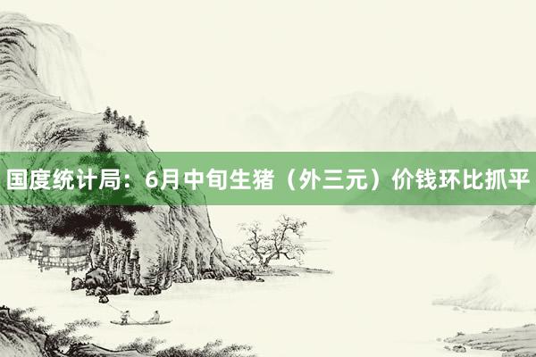 国度统计局：6月中旬生猪（外三元）价钱环比抓平